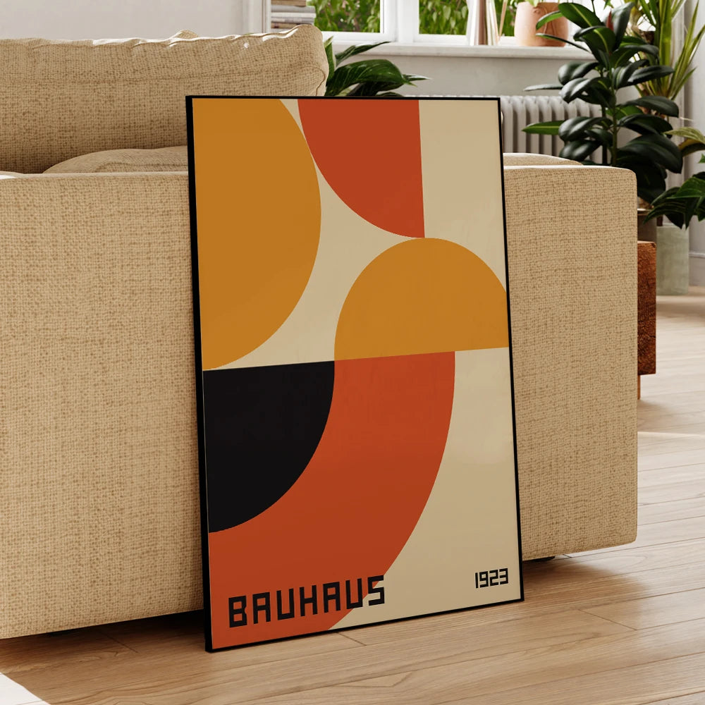 Quadro Bauhaus Geometria Moderna